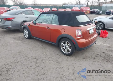 2013 Mini Convertible Cooper из США, поврежденный, VIN WMWZN3C5XDT135537